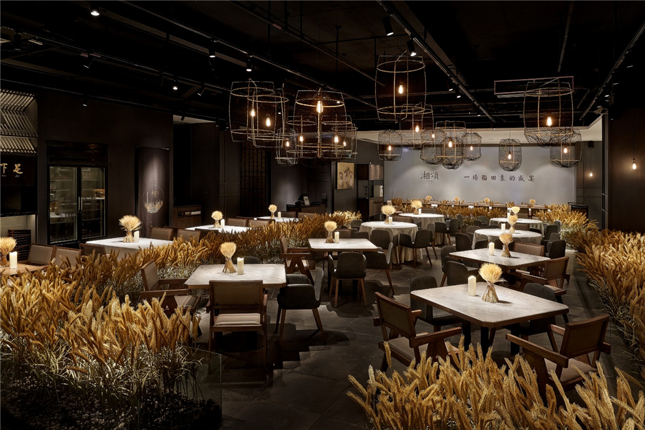 500平新中式中餐厅装修设计方案