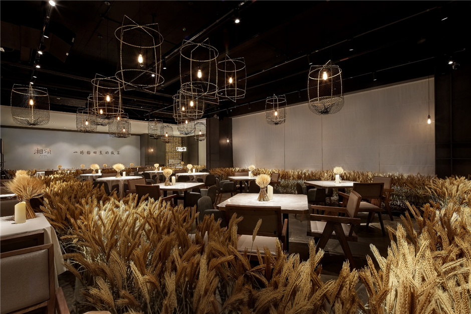 500平新中式中餐厅装修设计方案